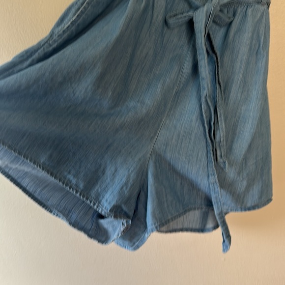 Hollister Blue One Piece Denim Romper large - Picture 4 of 7